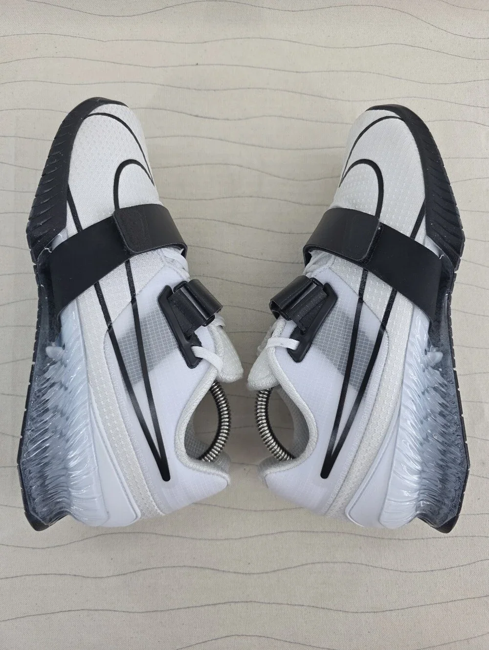 Nike Mens Romaleos 4 White Black Weightlifting Sneakers Shoes CD3463-101 Size 8